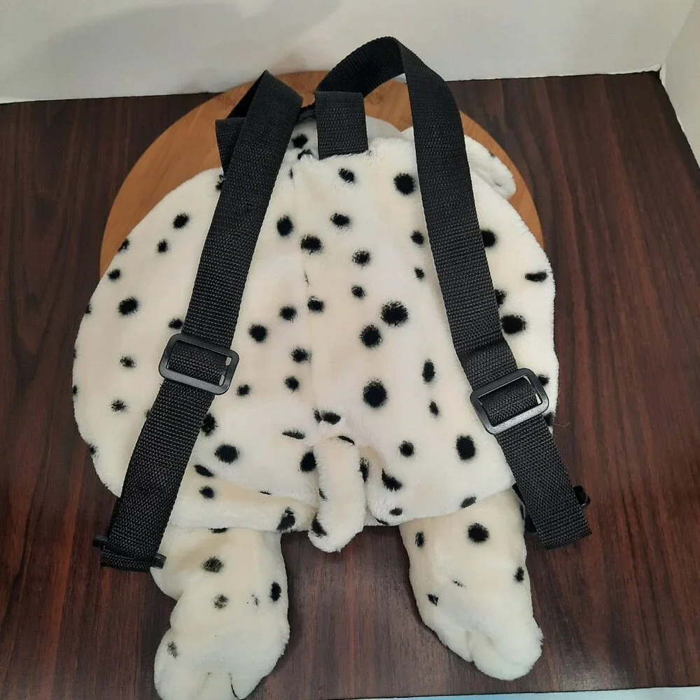 Kat-ya Backpack Dalmatian Dog Plush Bag Rave Baby Raver Emo Alt Vintage VTG 1995
